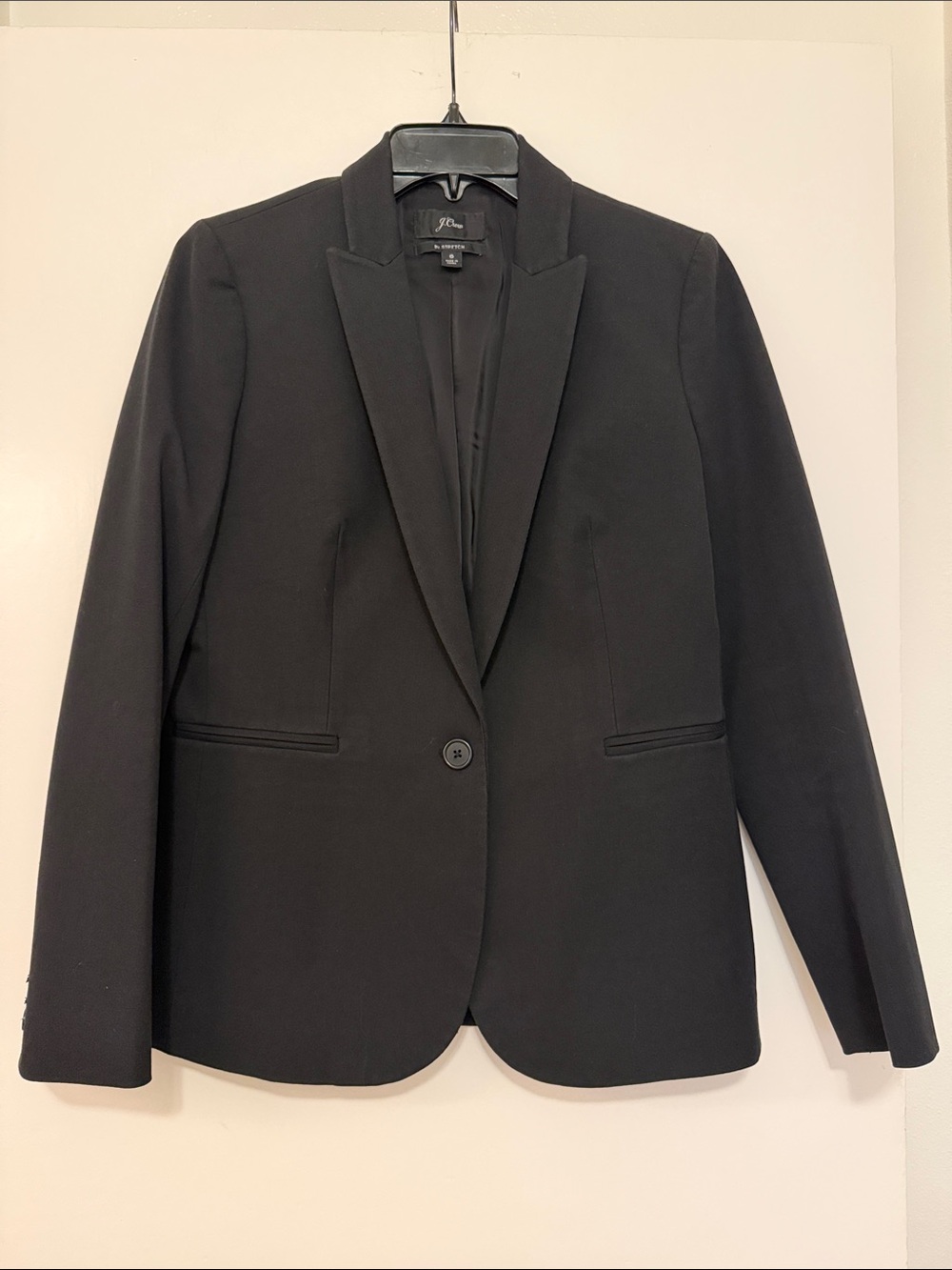J. Crew Black Single-Button Women's Blazer